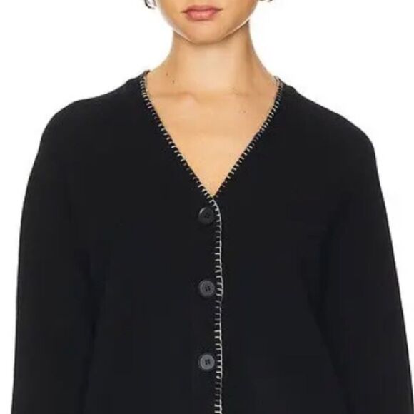 NWT 27 MILES MALIBU Galatea Cardigan Black XS - Picture 3 of 12